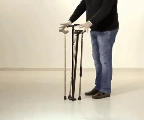 BASTÓN PARA CAMINAR PLEGABLE CON LUZ LED👨🏻‍🦯|ENVÍO GRATIS🚚