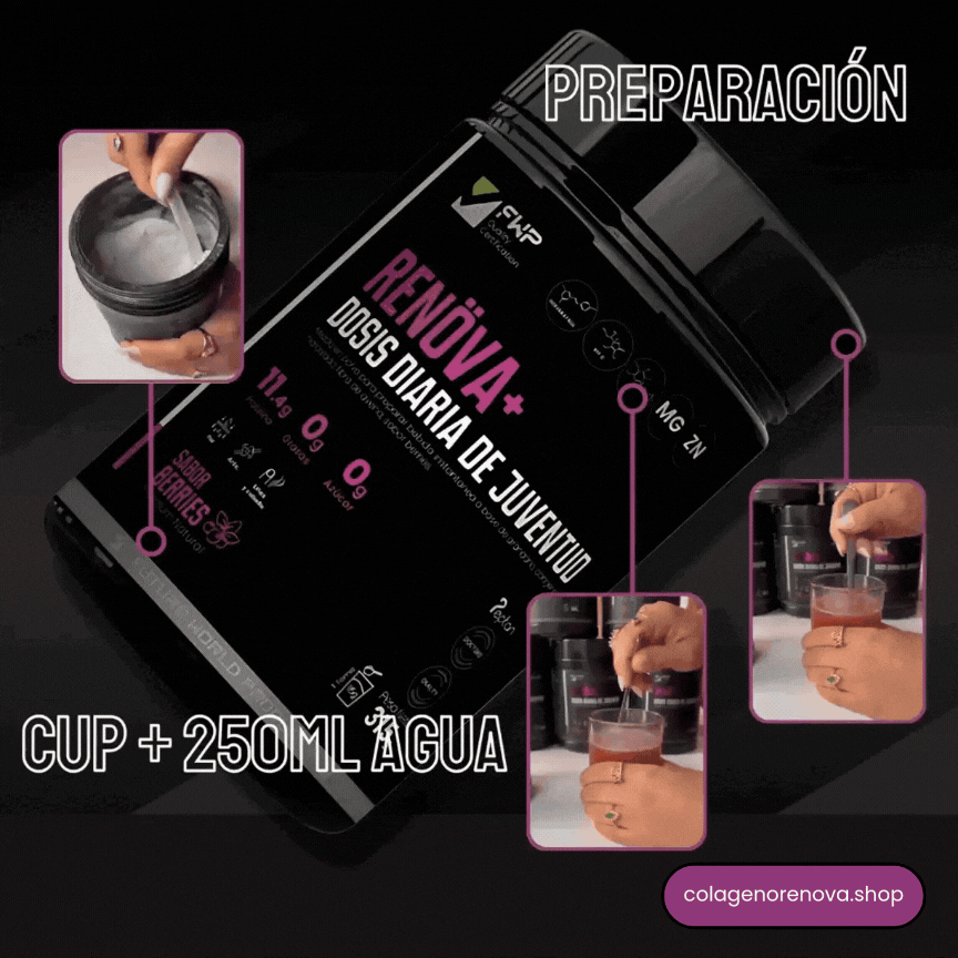 RENOVA+ COLAGENO DOBLEMENTE HIDROLIZADO🫐|ENVÍO GRATIS