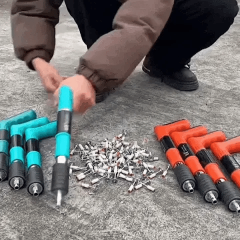 PISTOLA DE CLAVOS DE ACERO MANUAL🛠️|ENVÍO GRATIS